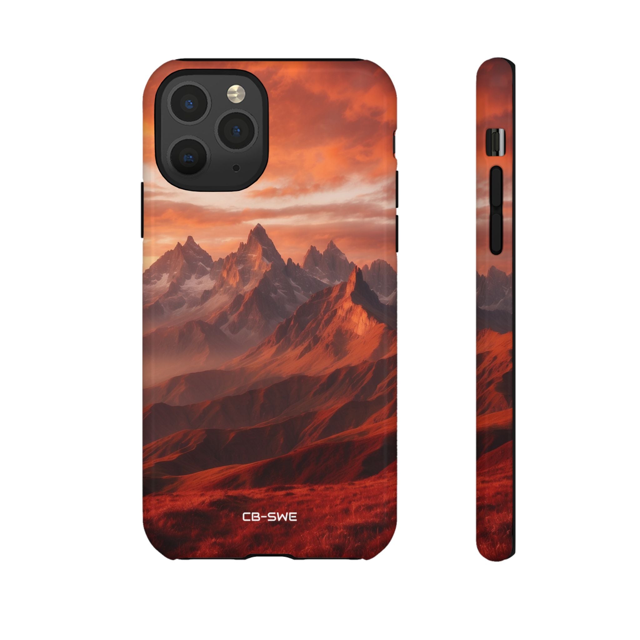 Mountain Peaks Glowing - iPhone Case
