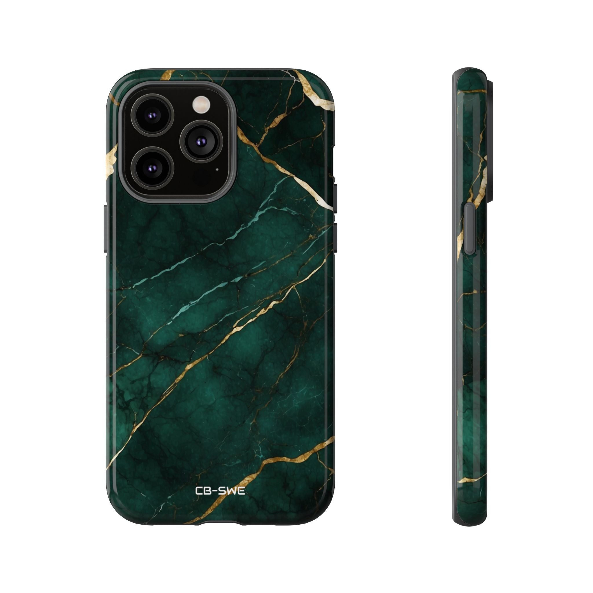 Emerald Veins Flow - iPhone Case