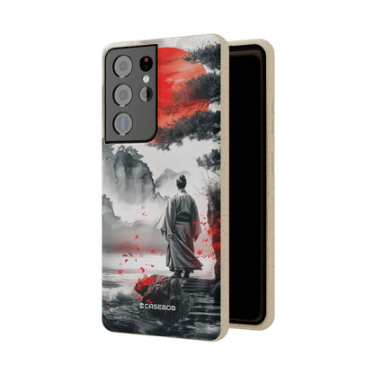 Serene Samurai Sunrise | Biodegradable Phone Case