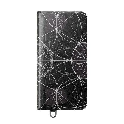 Valkoinen Mandala Radiance - Samsung S25+ Case - Lompakko