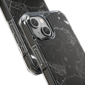 Mystic Starlit Serenity - Phone Case for iPhone (Clear Impact - Magnetic)