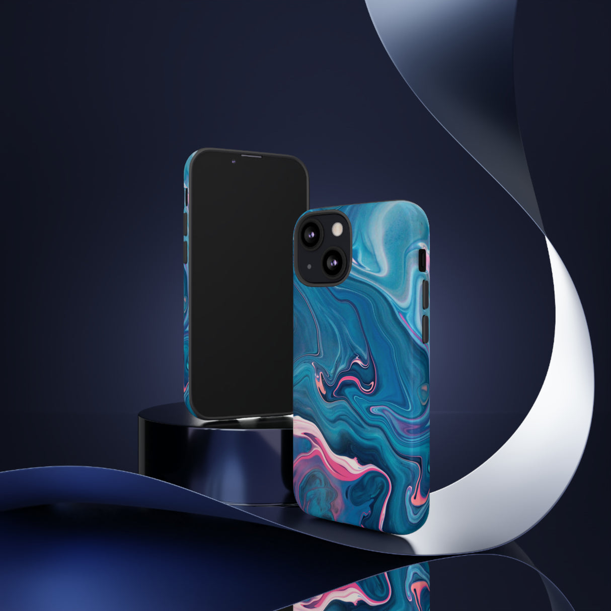 Blue Ink - Protective Phone Case