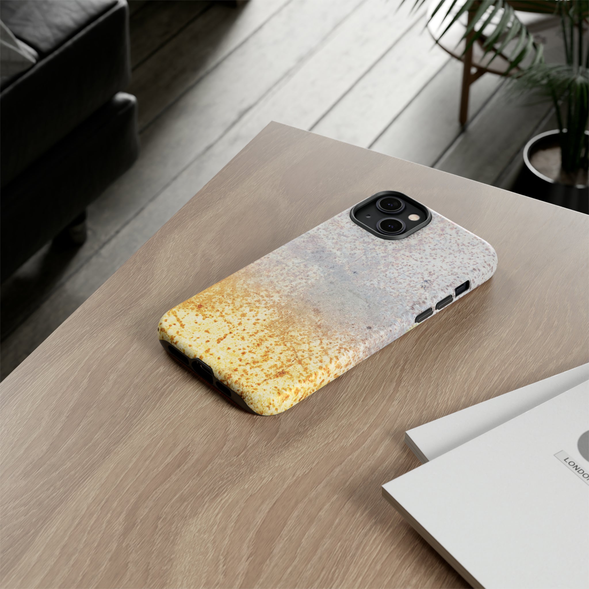 Gold Abstract - Protective Phone Case