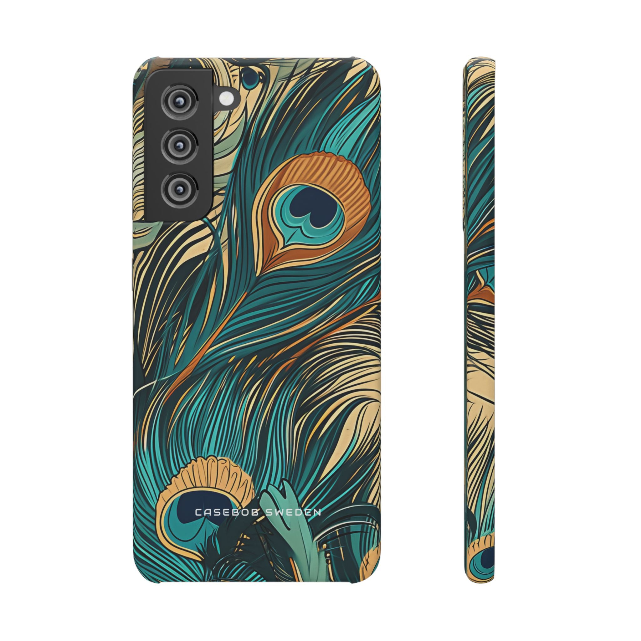 Art Nouveau Peacock Elegance Samsung S21 - Slim Phone Case