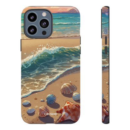 Seashells Kiss Shore - iPhone Case