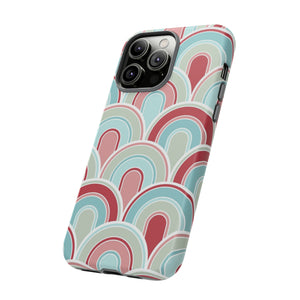 Light Blue Retro - Protective Phone Case