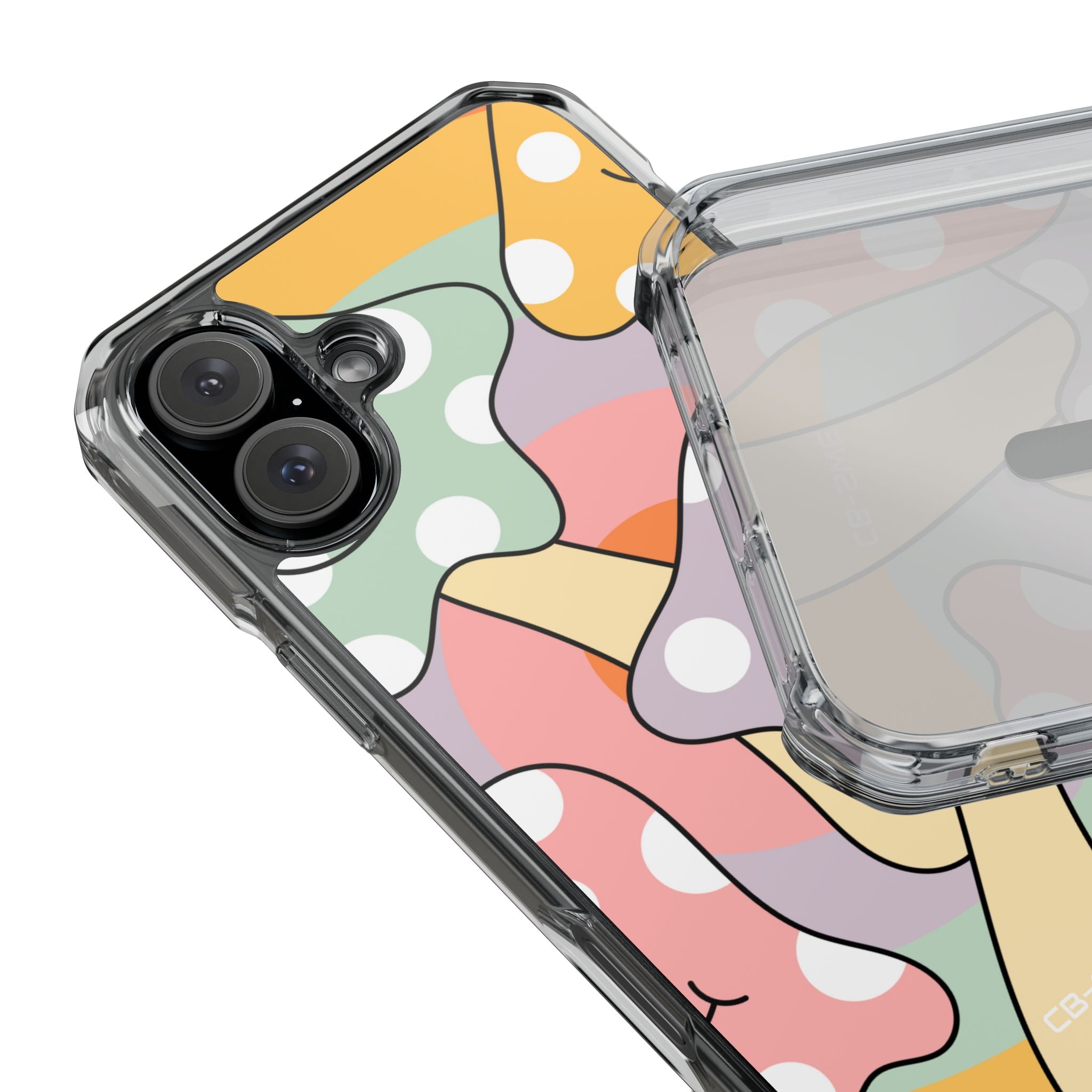 Playful Mushroom Friends iPhone Case - Impact