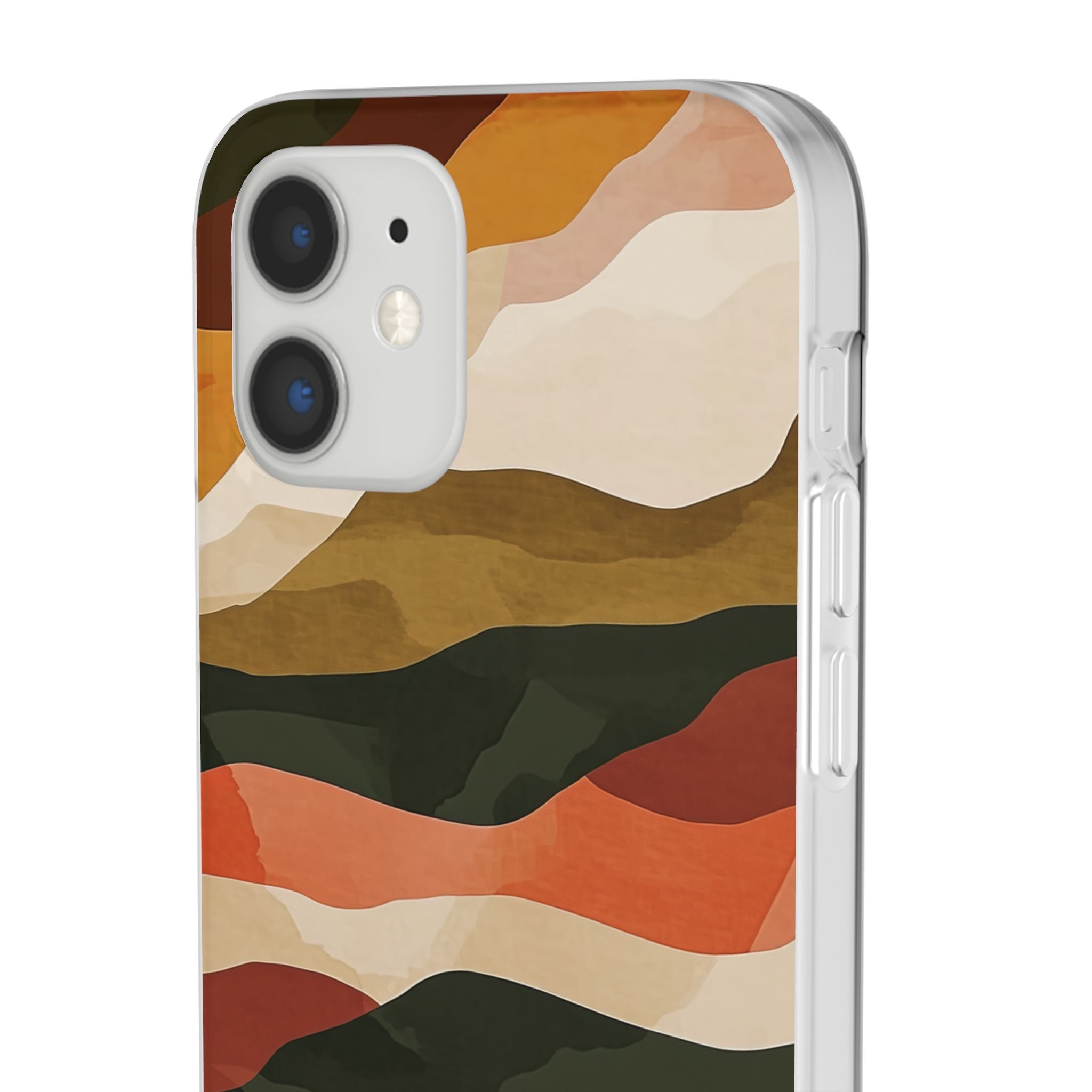 Earth Tone Pattern | Phone Case for iPhone (Flexible Case)