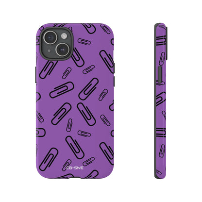 Paperclips Dance Playfully - iPhone Case