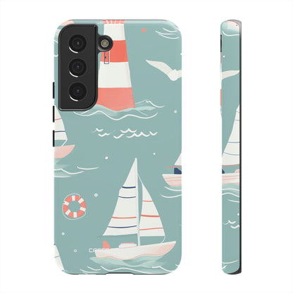 Lighthouse Nautical Charm - Tough Samsung S22 Phone Case