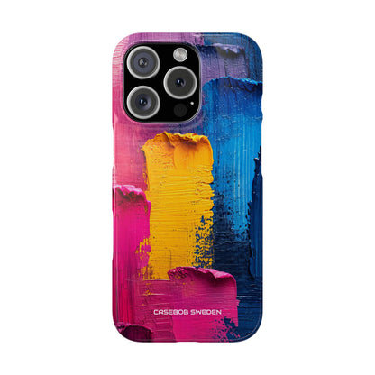 Bold Abstract Texture - Slim iPhone 16 Phone Case