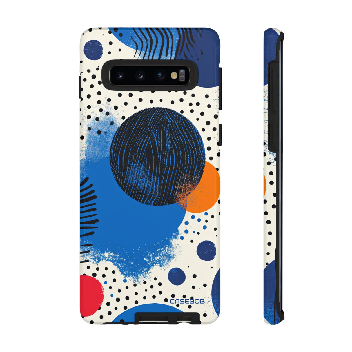 Blue Tranquil Geometry - Protective Phone Case