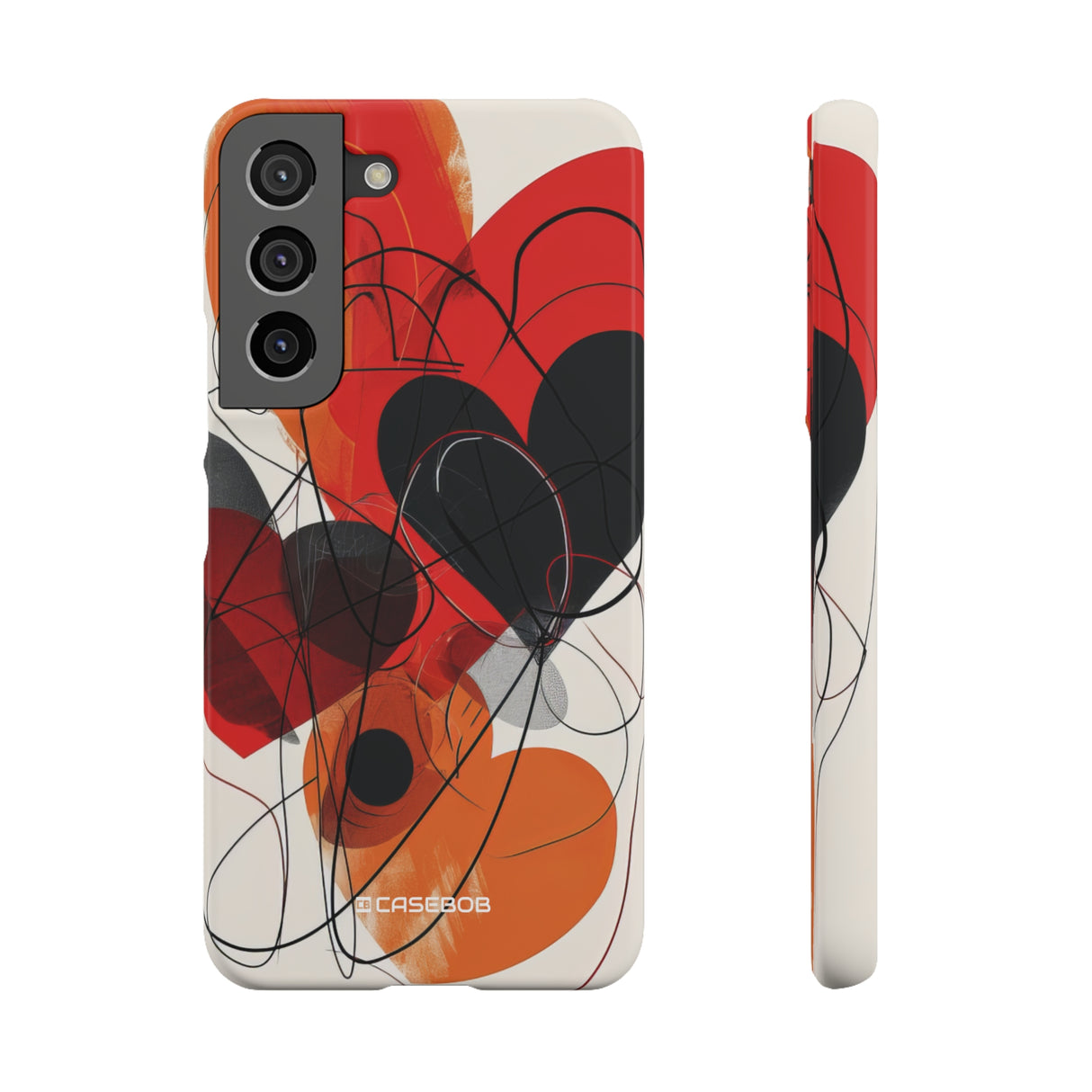 Fiery Hearts | Slim Phone Case for Samsung