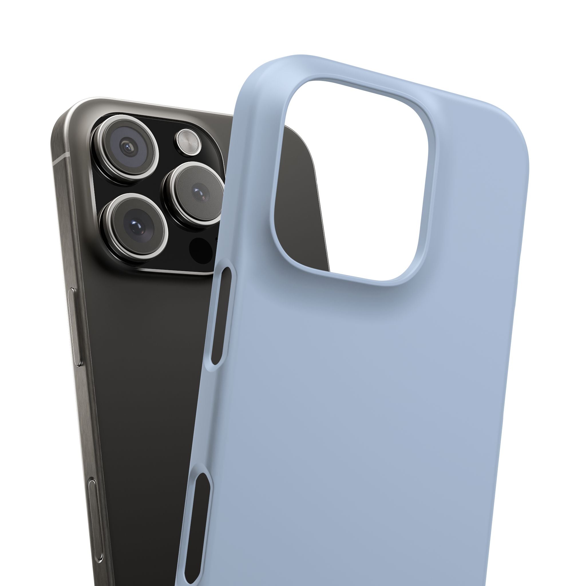 Light Steel Blue iPhone 16 - Slim Phone Case