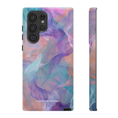 Dreamy Teal Flow - Tough Samsung S22 Phone Case