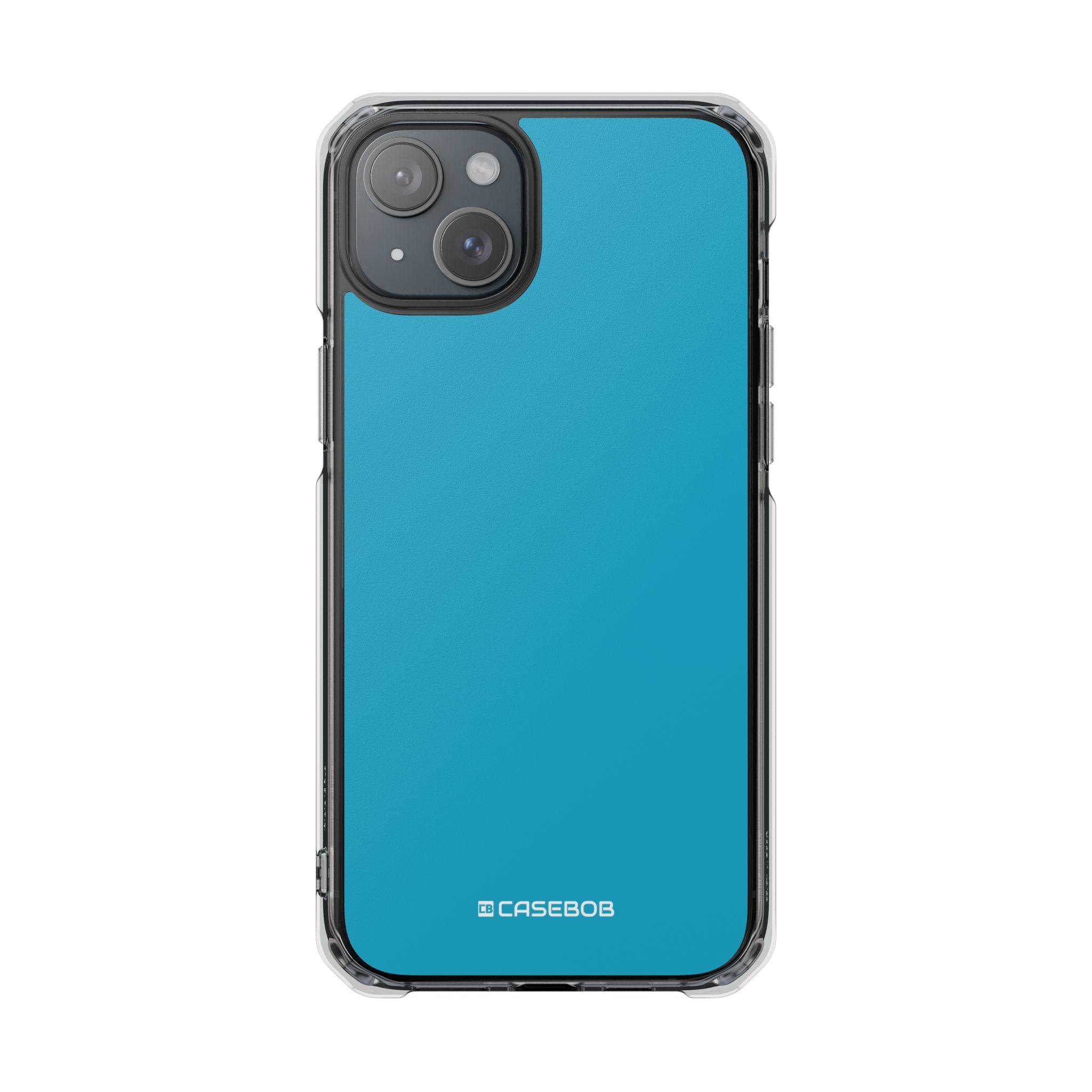 Pacific Blue - Clear Impact Case for iPhone