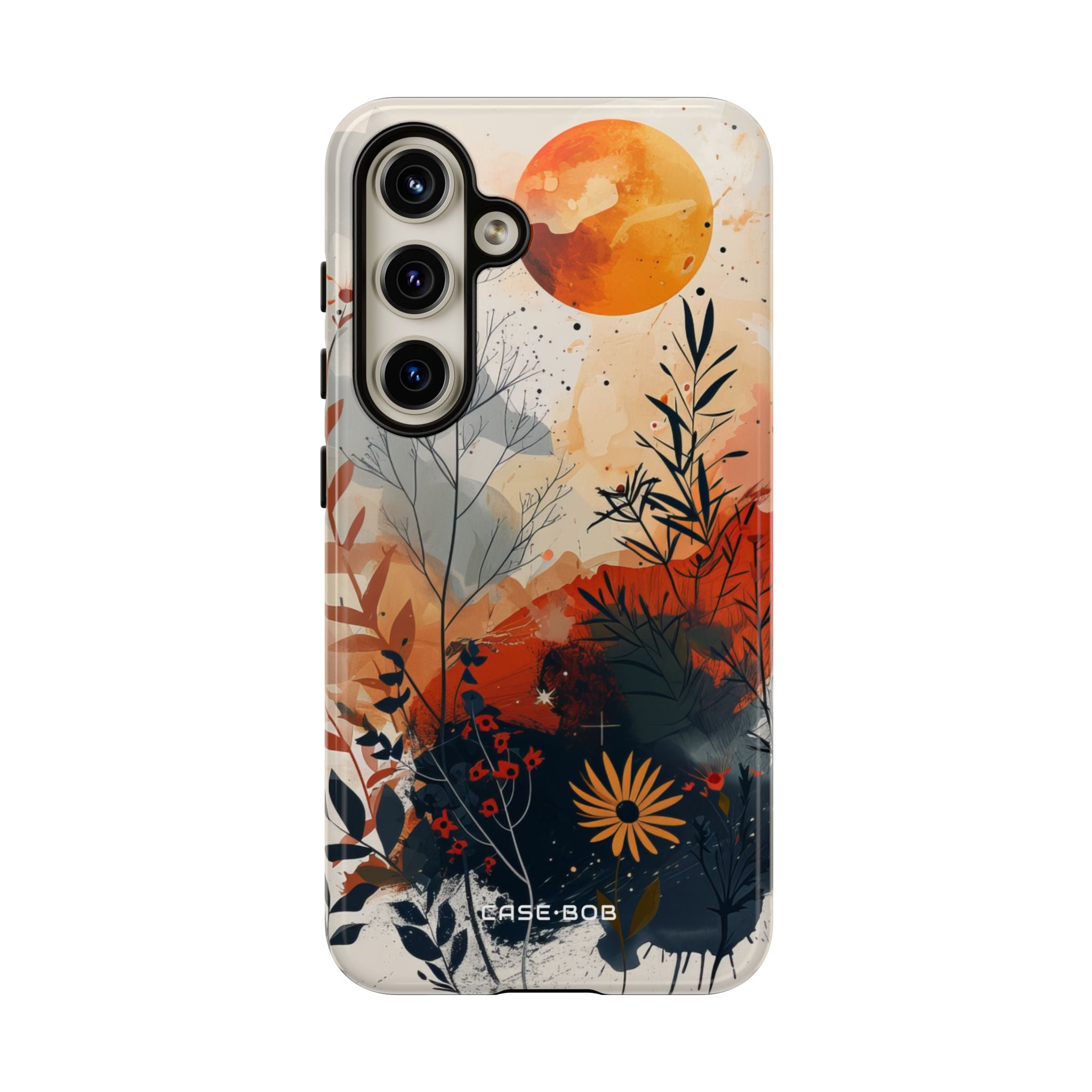Orange Solstice Samsung S24 Case - Tough