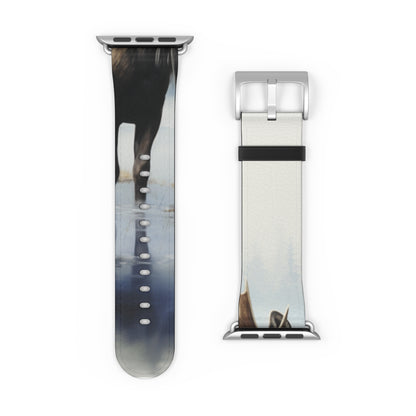 Misty Moose Reflection - Watch Band