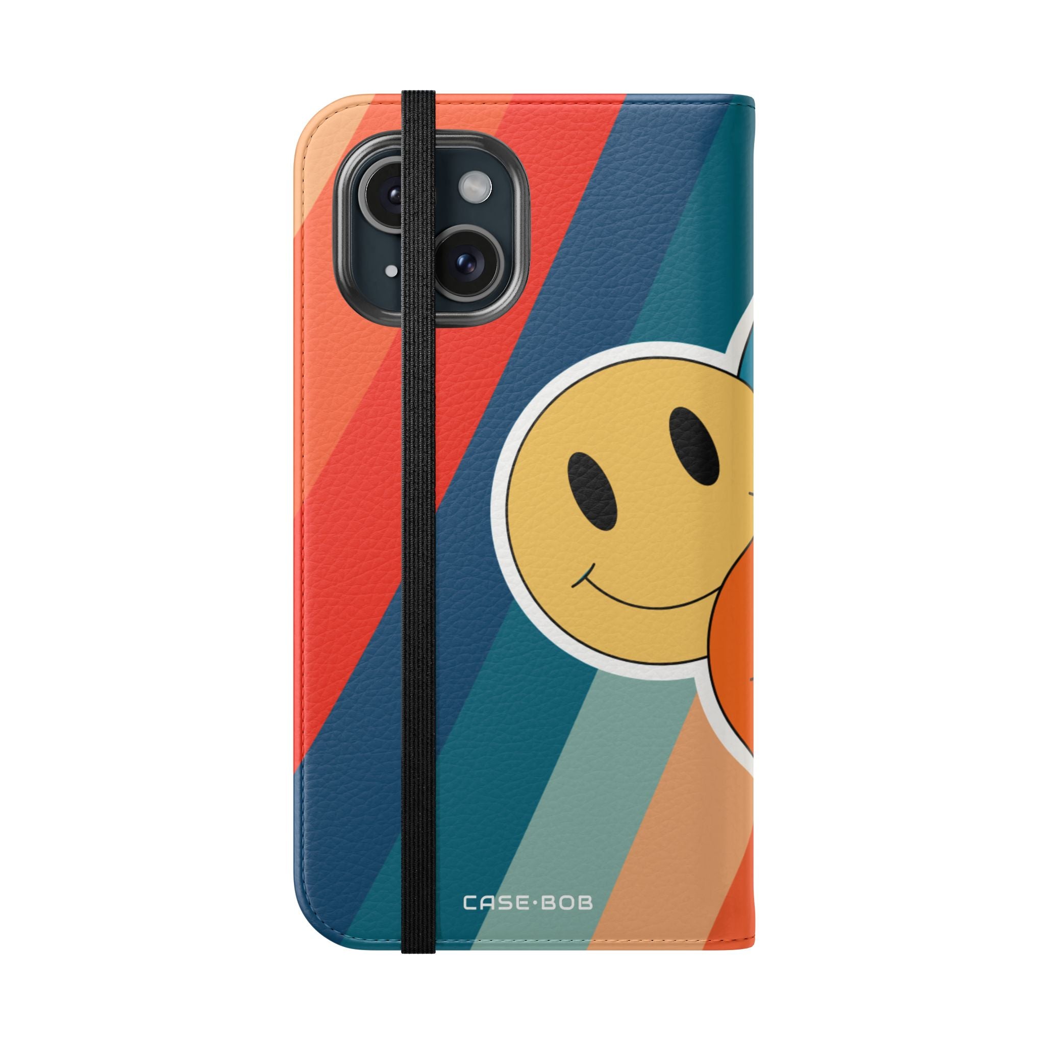 Smiley Trio Radiance - iPhone 15 Case - Wallet