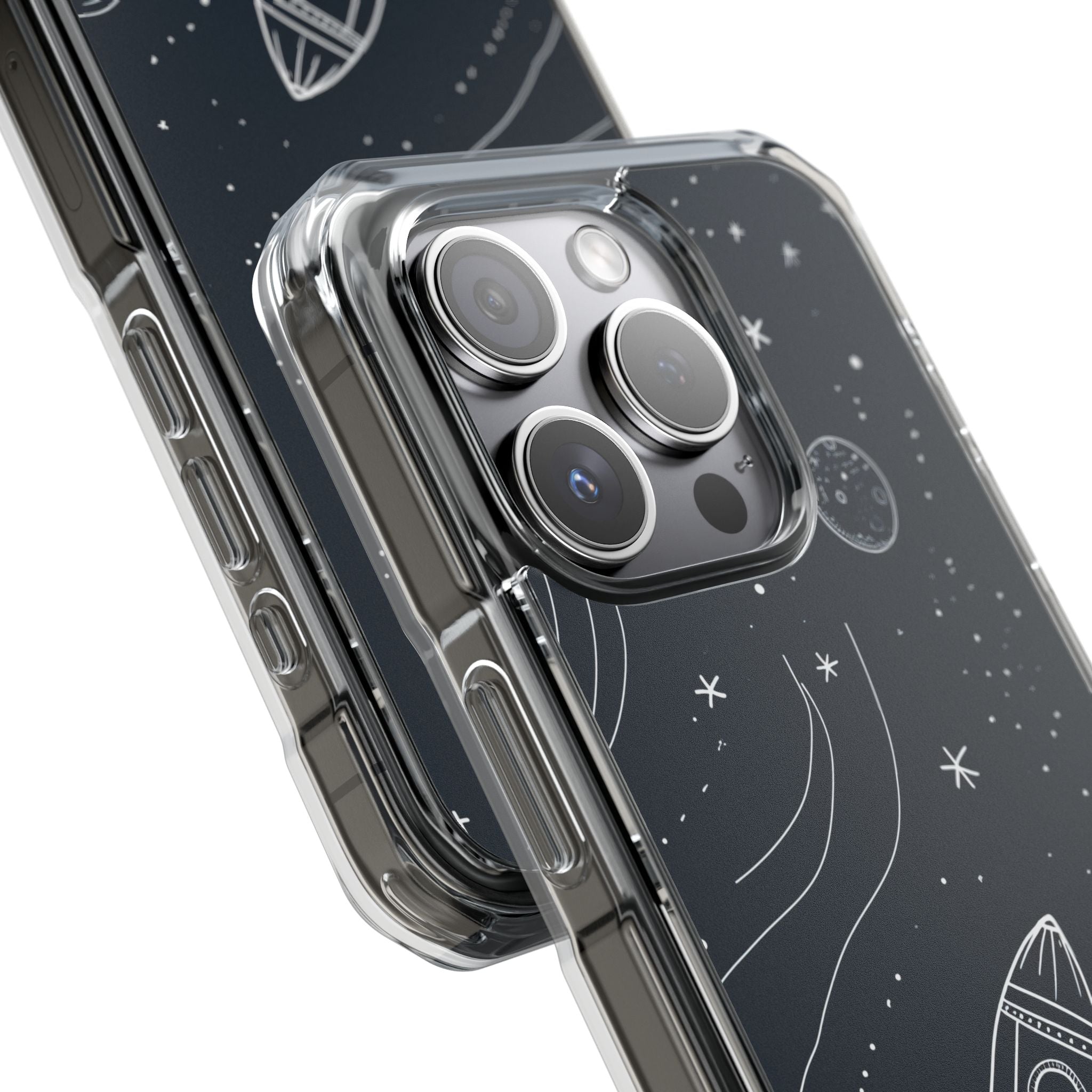 Cosmic Doodle Adventure - Phone Case for iPhone