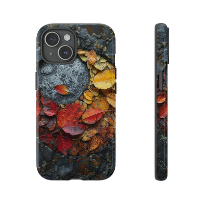 Autumn Peace Leaf Sign - Protective Phone Case