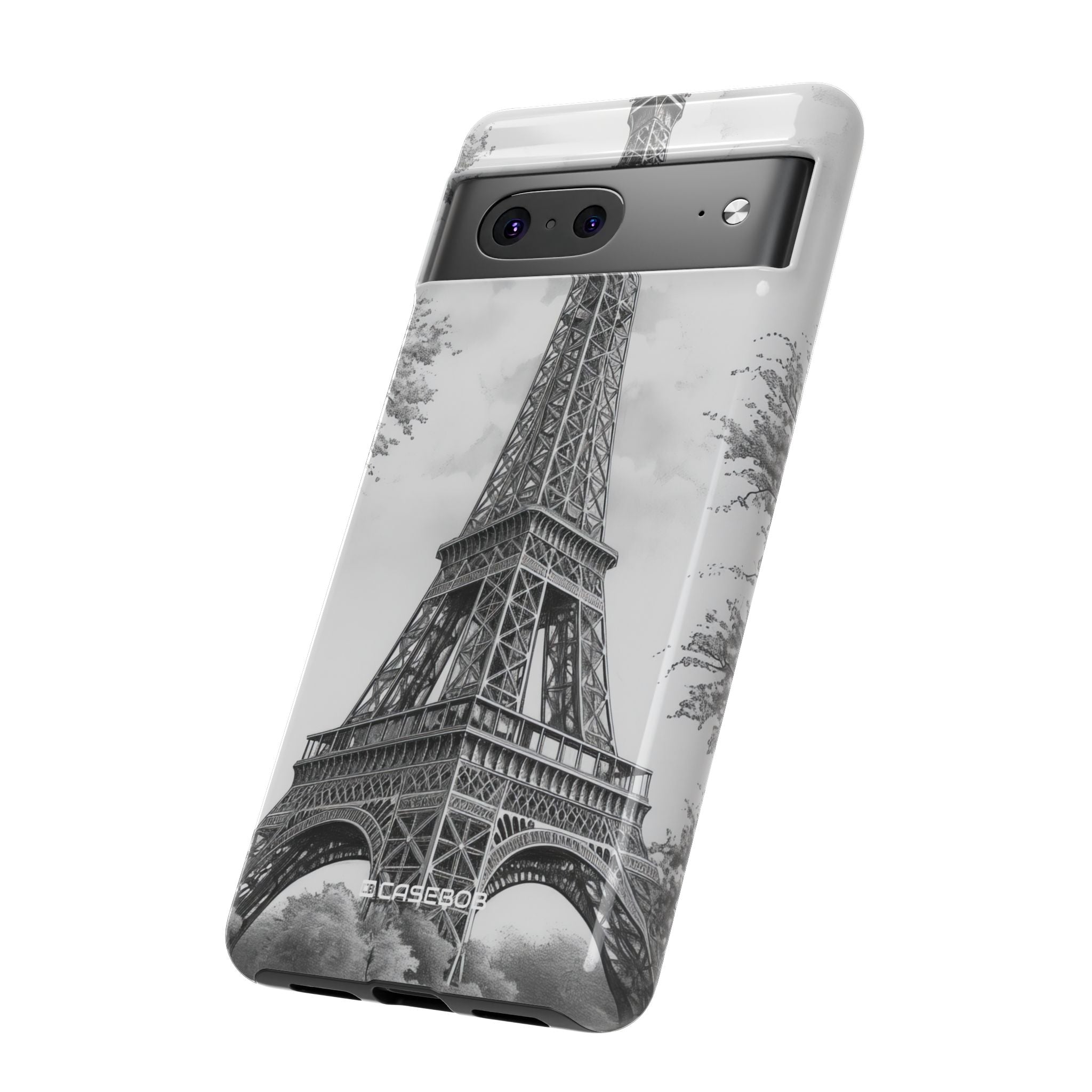 Parisian Monochrome Majesty - Phone Case for Google Pixel