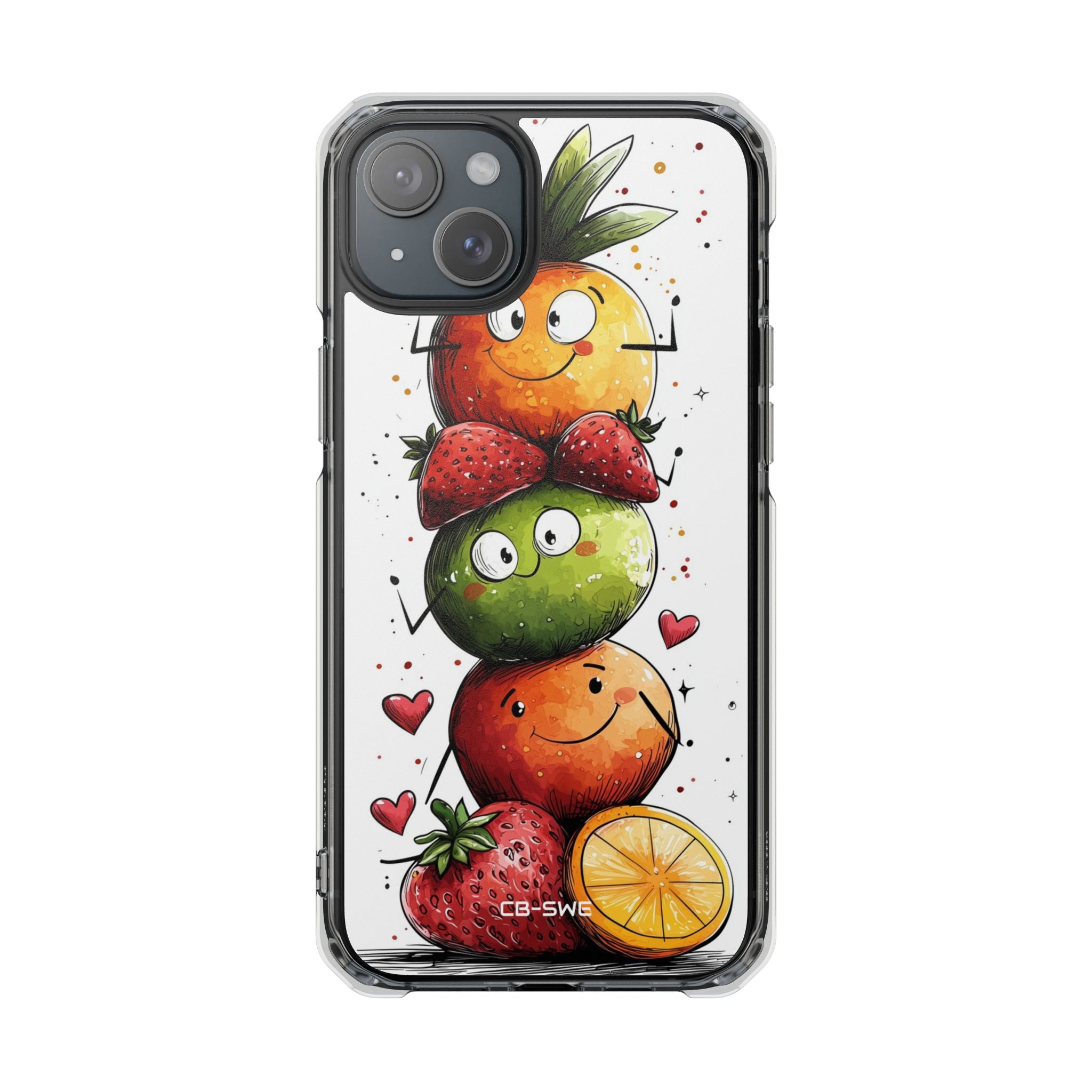 Fruits Smile Together iPhone Case - Impact