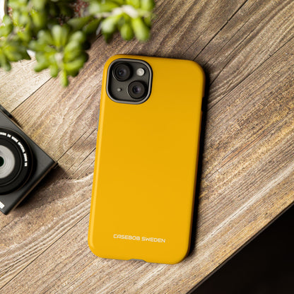 Amber Yellow - Tough iPhone 15 Phone Case