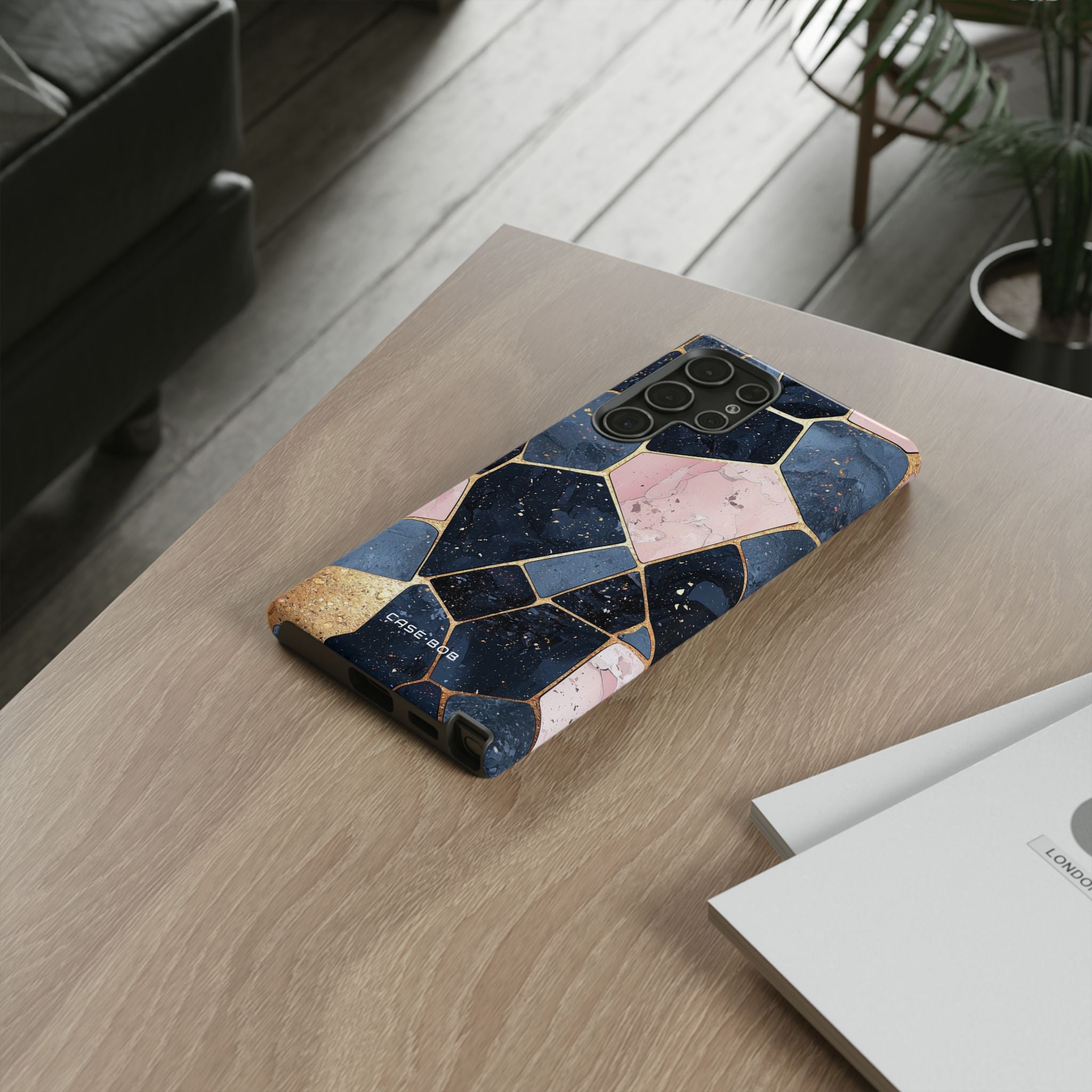 Golden Mosaic Samsung S22 Ultra Case - Tough