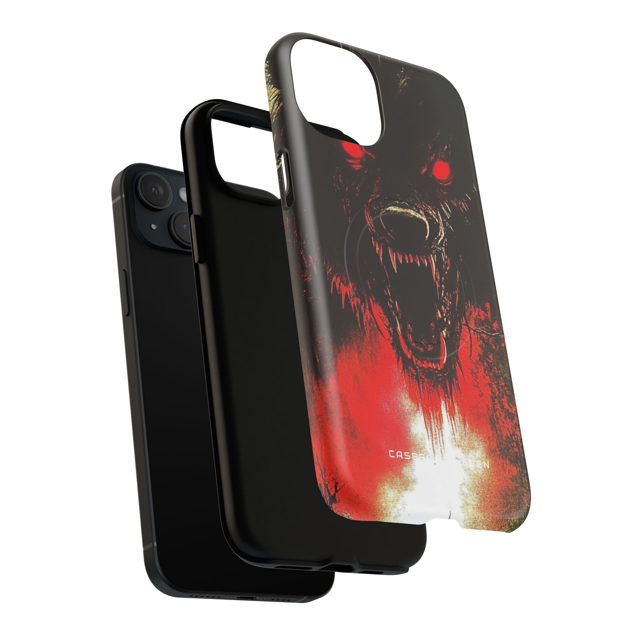 Bloodmoon Wolf's Lament iPhone 15 | Tough+ Phone Case