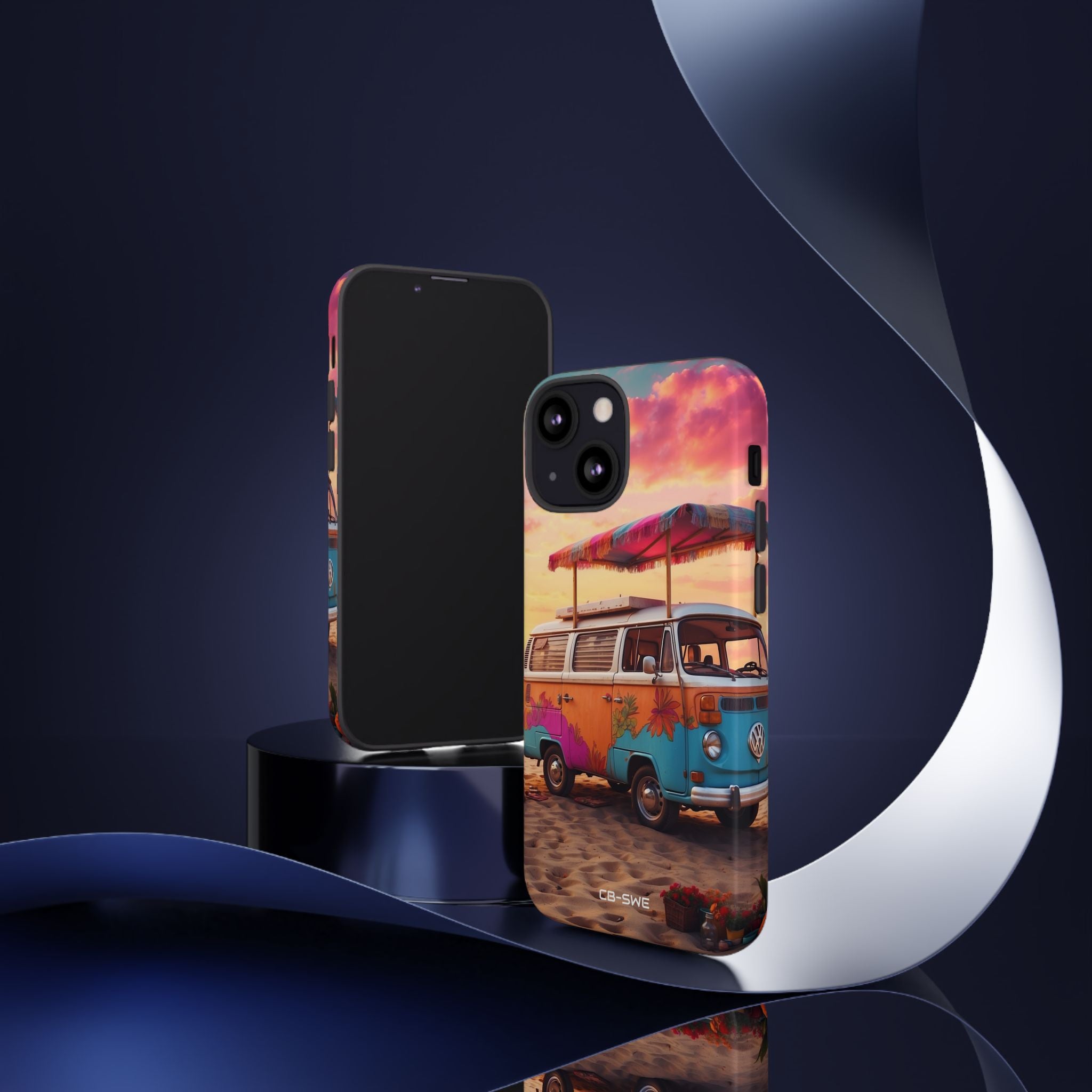 **Van Rests at Shore** - iPhone Case