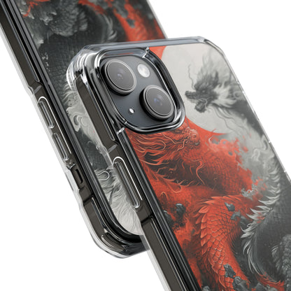 Zen Dragon Harmony iPhone 15 - Clear Impact Phone Case