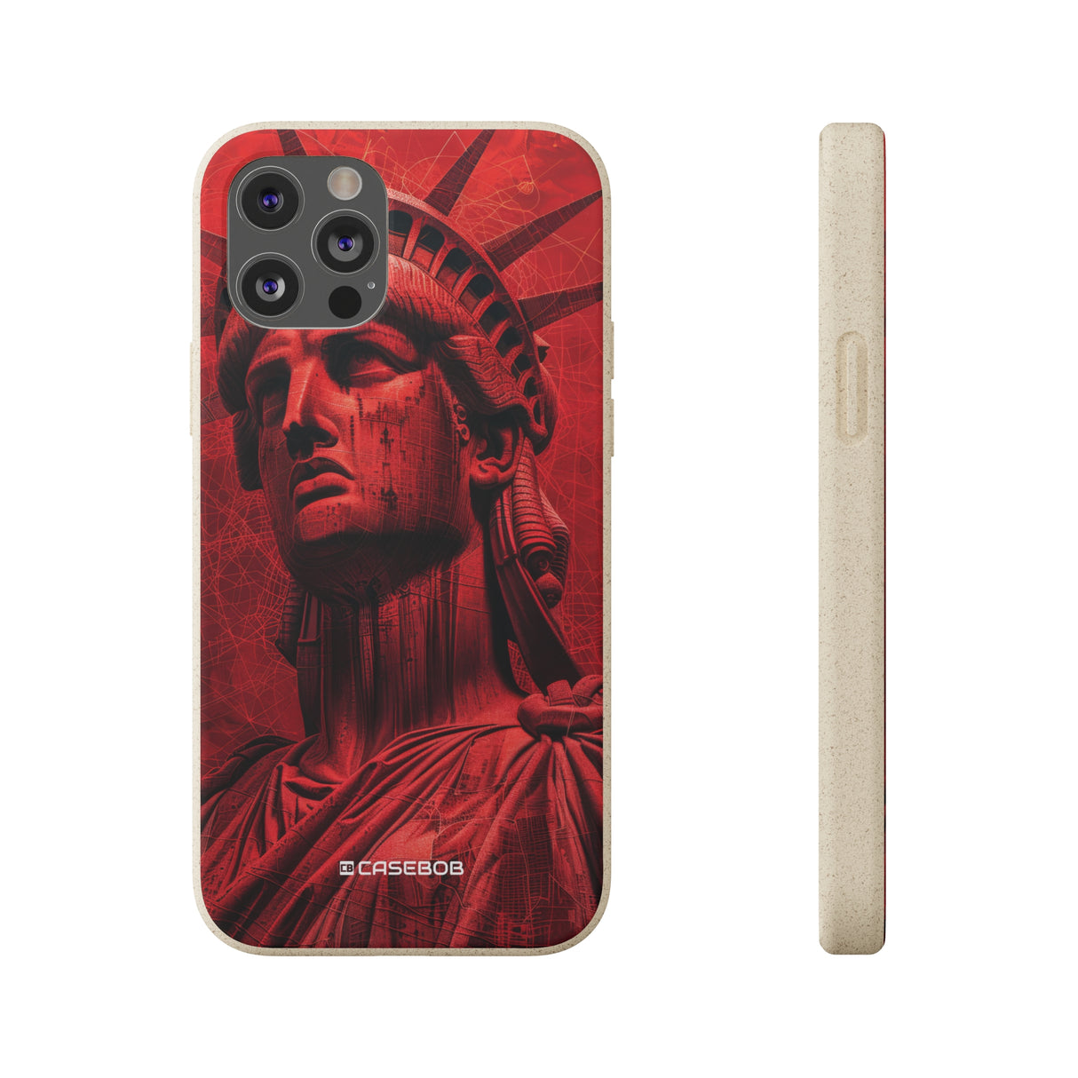 Red Liberty Revolution | Biodegradable Phone Case