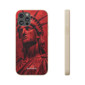 Red Liberty Revolution | Biodegradable Phone Case