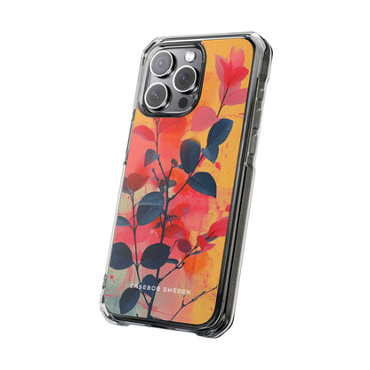 Vivid Floral Harmony iPhone 15 - Clear Impact Phone Case