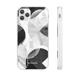 Monochrome Dynamics | Flexible Phone Case for iPhone