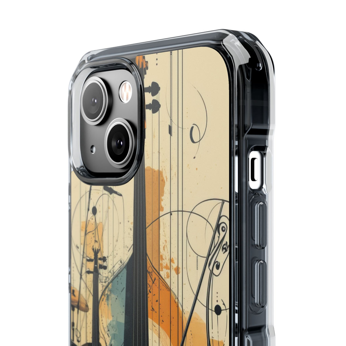 Strings in Motion - Phone Case for iPhone (Clear Impact - Magnetic)