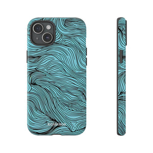 Wavy Serenity | Protective Phone Case for iPhone