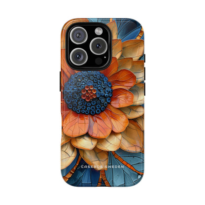 Mosaic Blossom Harmony iPhone 16 - Tough Phone Case