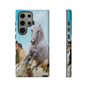 Blue Sky Horses - Protective Phone Case