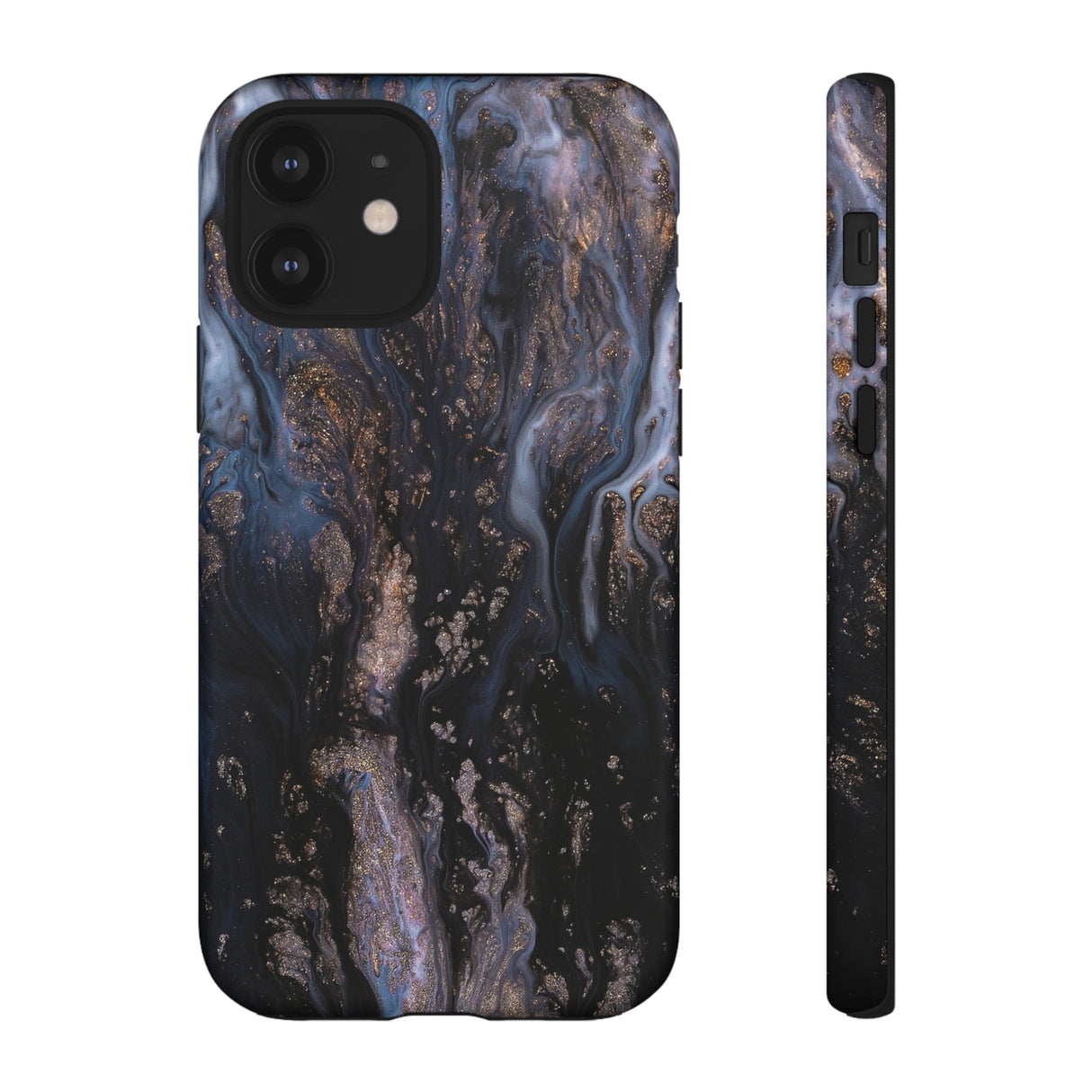 Blue River Ink Art iPhone Case (Protective) iPhone 12 Matte Phone Case