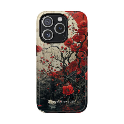 Zen Blossoms in Moonlight iPhone 15 | Tough+ Phone Case