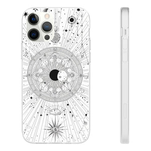 Celestial Mandala Mystique | Flexible Phone Case for iPhone