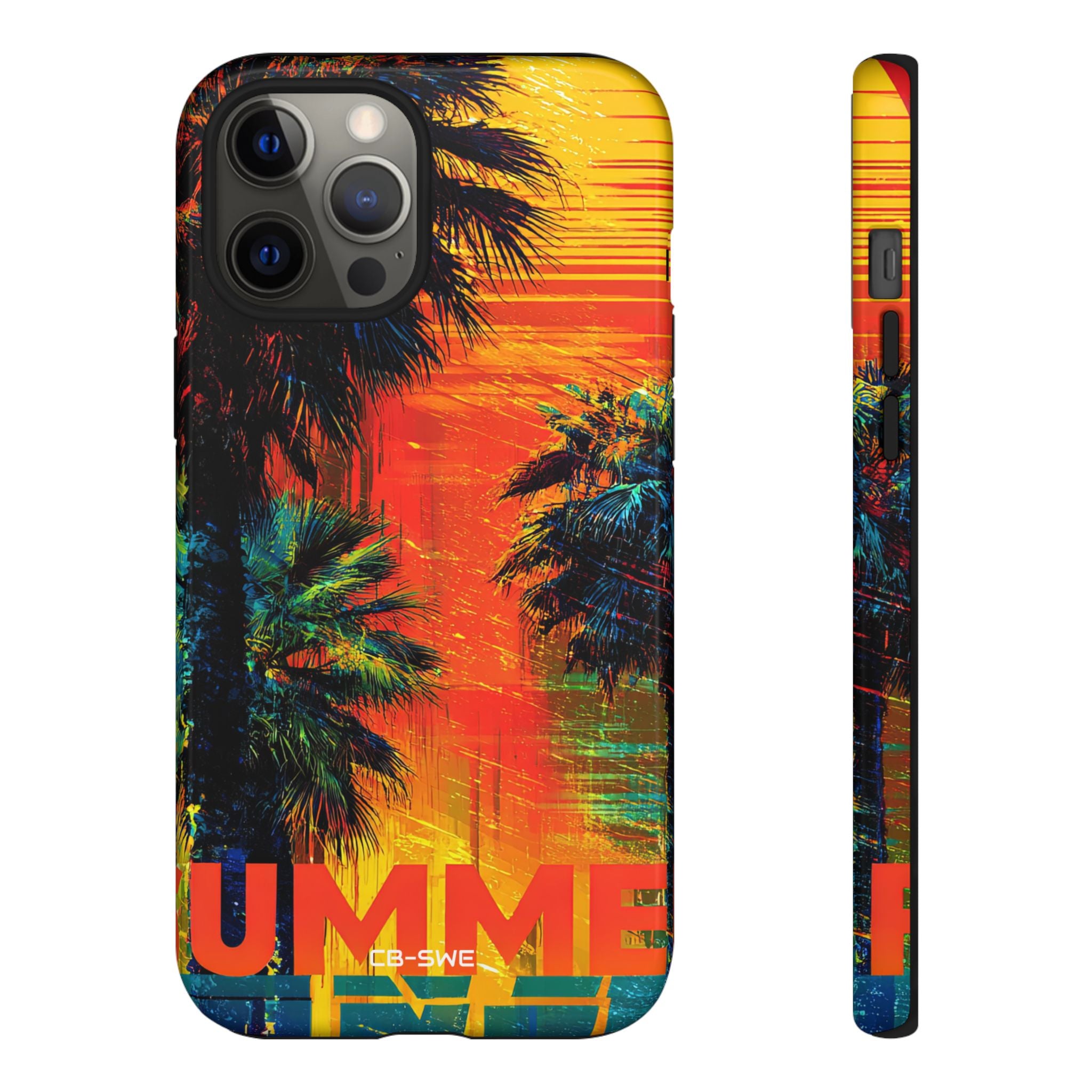 Summer Sunset Palms - iPhone Case