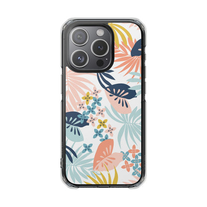 Tropical Foliage Blooms iPhone Case - Impact