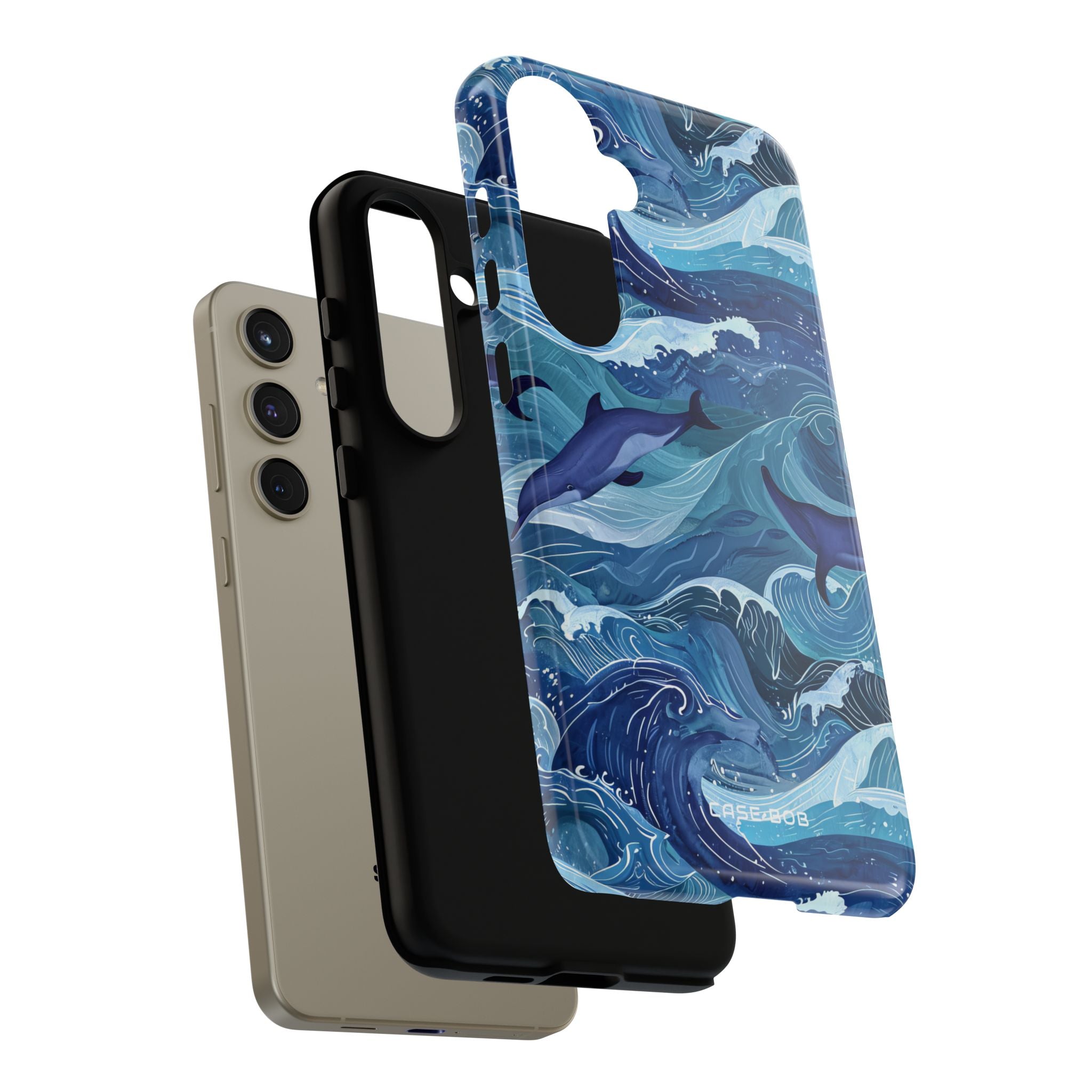 Dolphin Waves Samsung S24 Plus Case - Tough