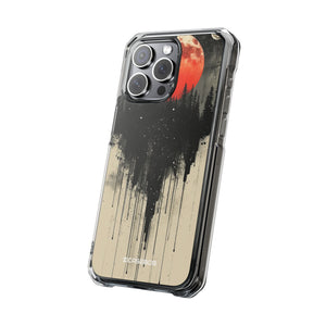 Ethereal Moonscape - Phone Case for iPhone (Clear Impact - Magnetic)