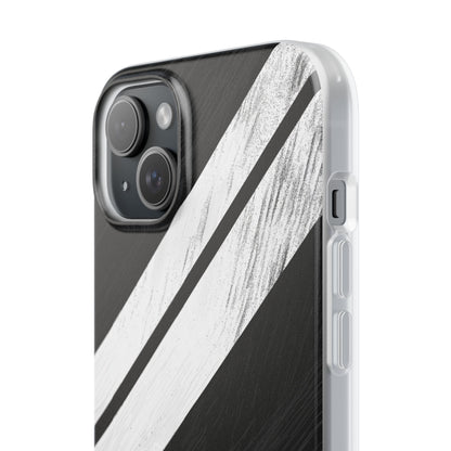 Distressed Stripe Motion iPhone 15 Plus Case - Soft
