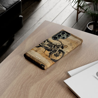 Vintage Motorcycle Collage - Samsung Case