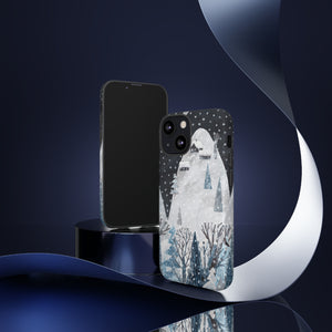 Cute Winter Landscape - Protective Phone Case